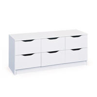 KOMMODE Weiß - Weiß, Holzwerkstoff (122/50/40cm) - ebuy24