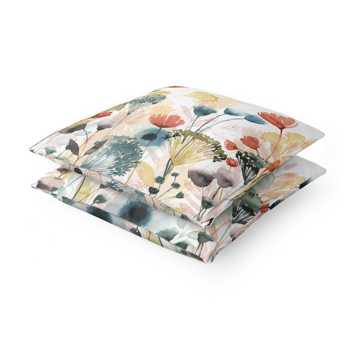 DEKOKISSEN 2er-Set Wildblumen im Sommer Set I 40/40 cm - Multicolor, Textil (40/40cm) - Bilderwelten