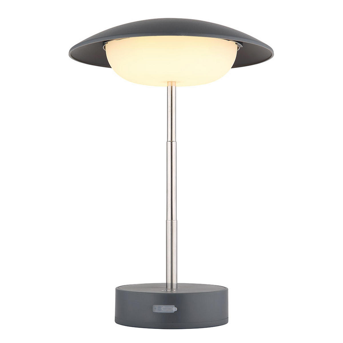 LED TISCHLEUCHTE TOMO Anthrazit - Anthrazit, Metall (15/19/26cm) - Globo Lighting