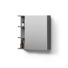 SPIEGELSCHRANK Fucino Anthrazit 62 x 64 cm - Anthrazit, Holzwerkstoff (62/64/20.8cm) - Livinity®