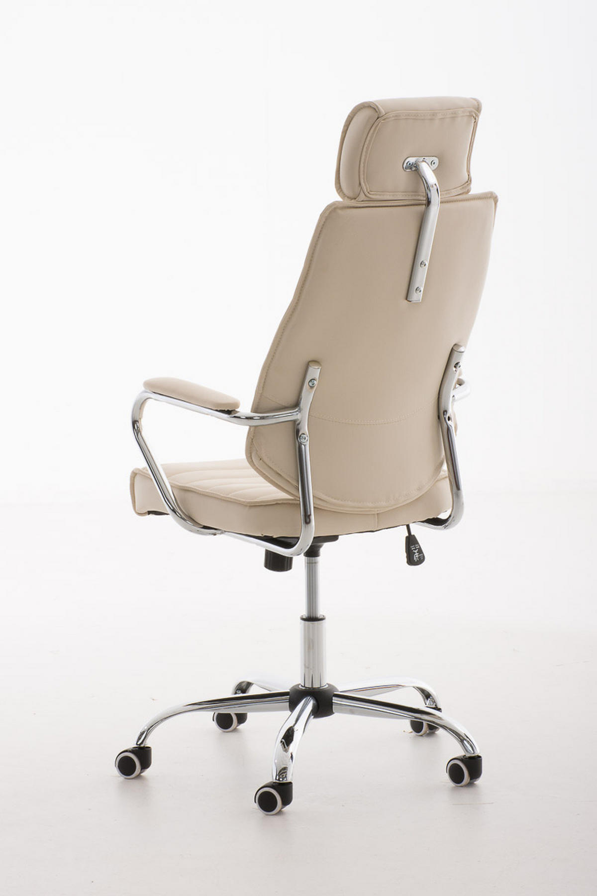 BÜROSTUHL Rocket V2, Creme - Creme, Textil/Metall (59/128/57cm) - TPFLiving