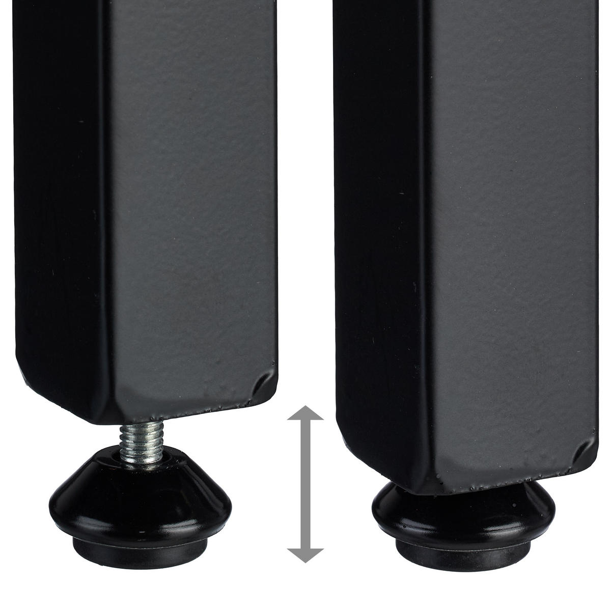 KAMINHOLZREGAL - Schwarz, Metall (65/62.5/30.5cm) - Relaxdays