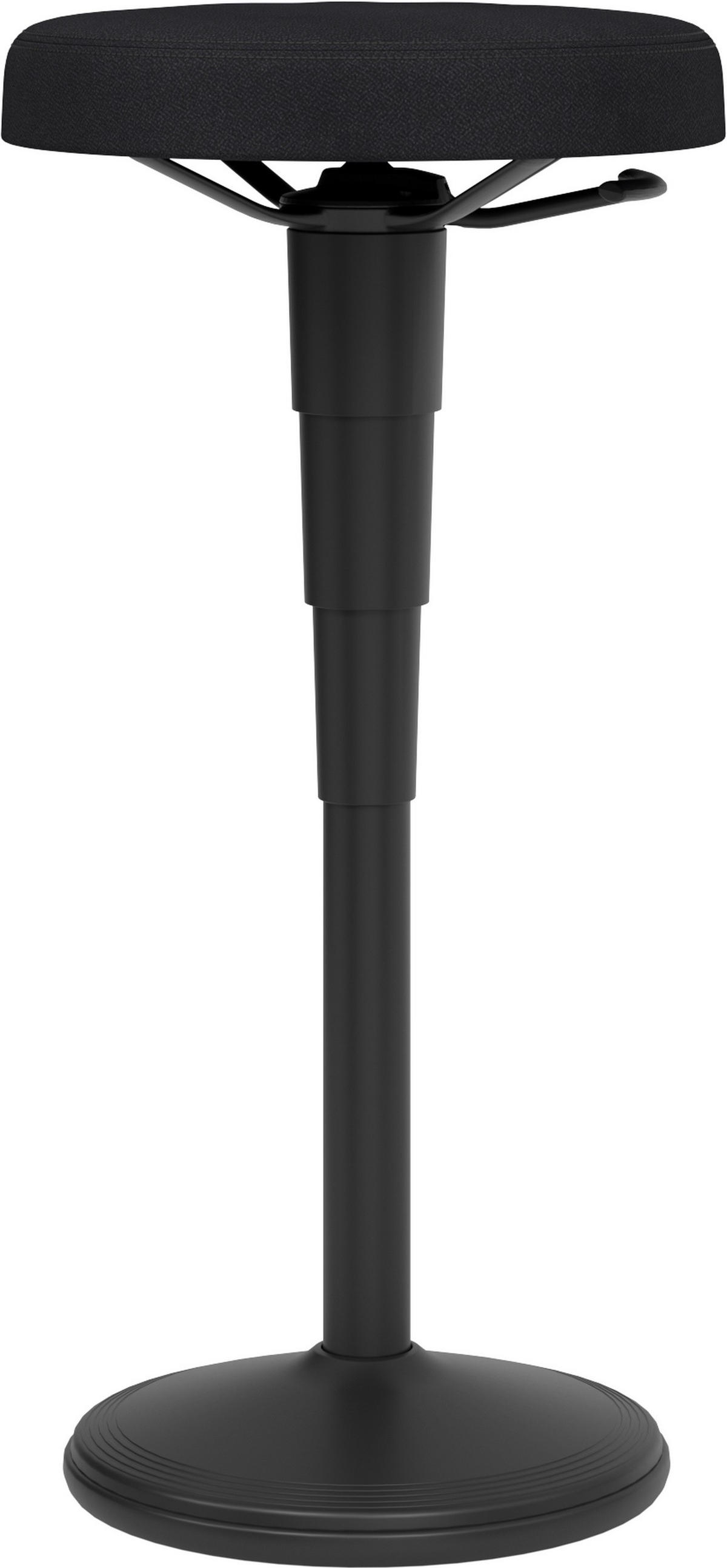 STEHHILFE Sitz- und Steh Hocker 41/41/81 cm in Schwarz - Schwarz, Kunststoff (41/81/41cm) - bümö