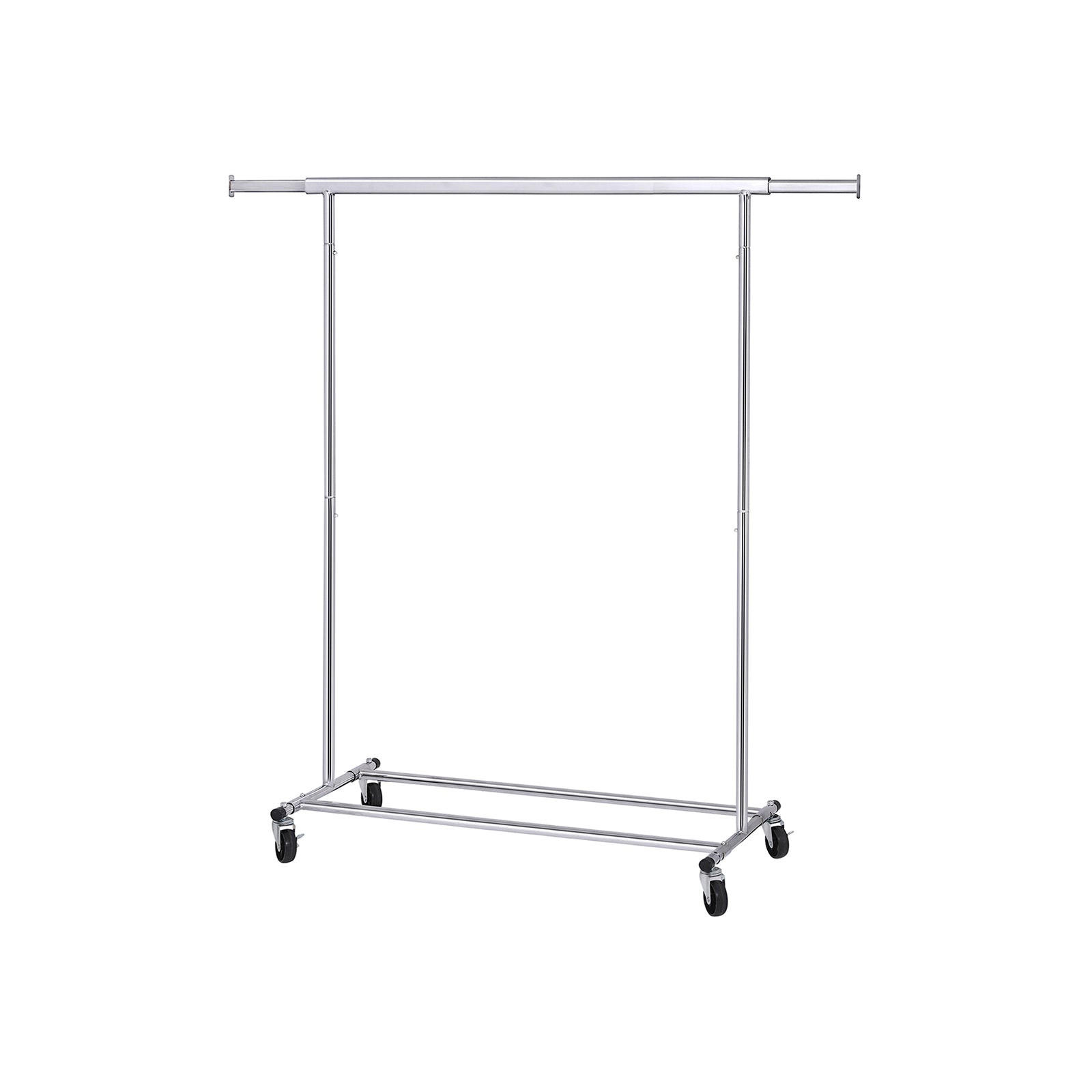 Hansiro Kleiderständer Silber 132x160x45 cm