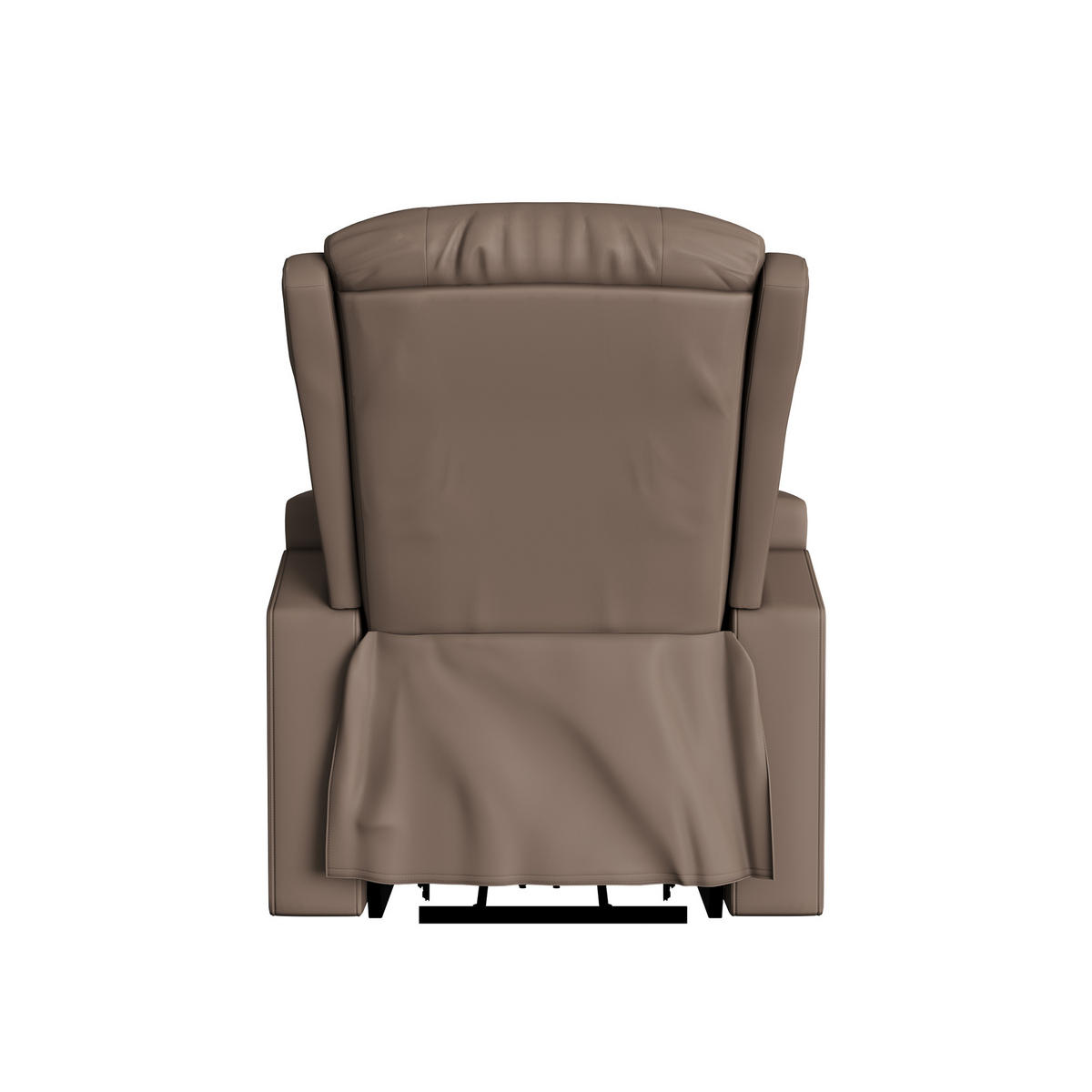 ELEKTRIČNI masažni stol z ogrevanjem, USB, Braun - rjava, les (93/105/102cm)