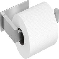 TOILETTENPAPIERHALTER , Edelstahl - Silberfarben, Metall (7.7/4.5/14cm) - Authentics