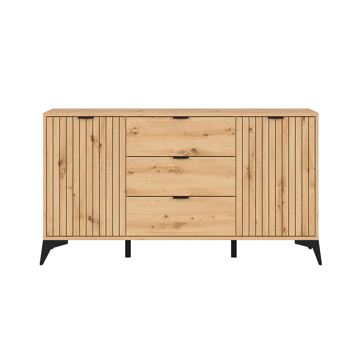KOMODA Mao Les - rjava, leseni material (150/83/41cm) - Petits-meubles