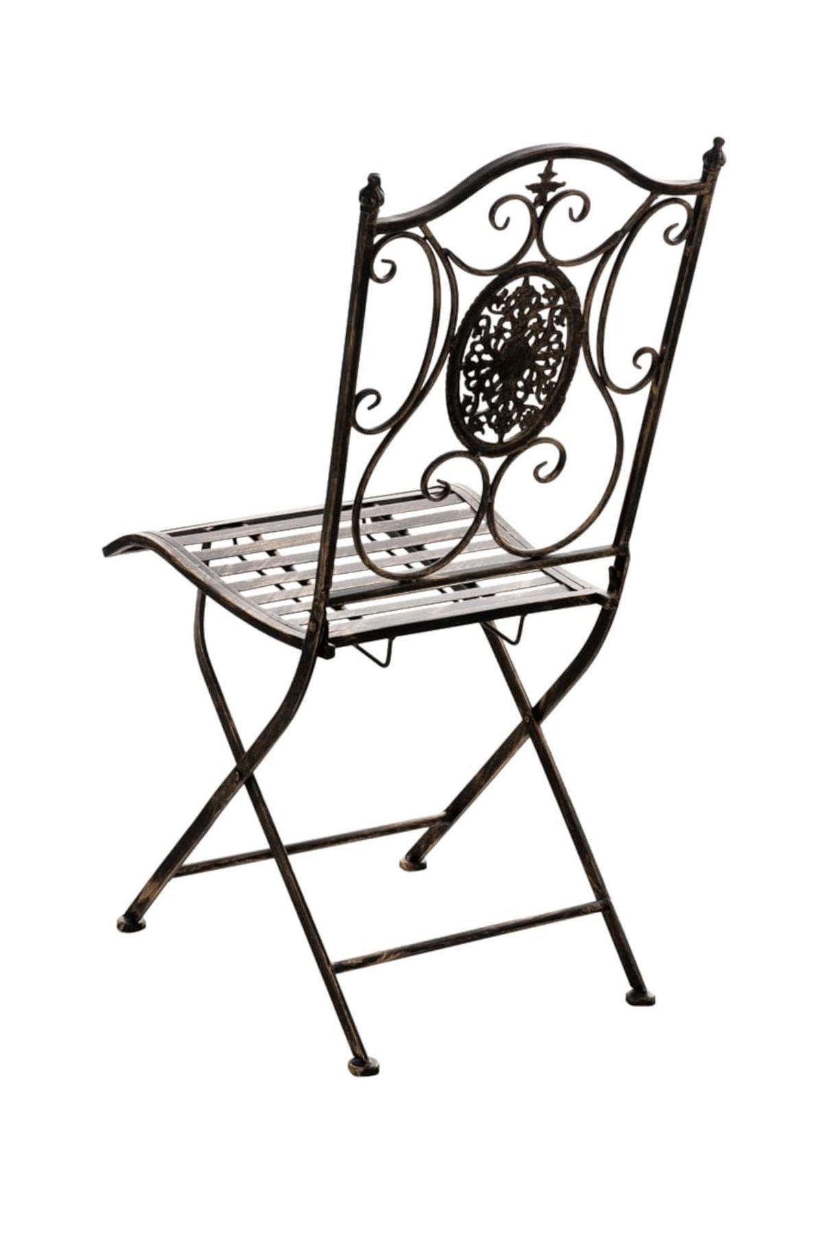 STÜHLE Sidan - 2er Set bronze - Braun, Metall (42/91.5/49cm) - TPFGarden