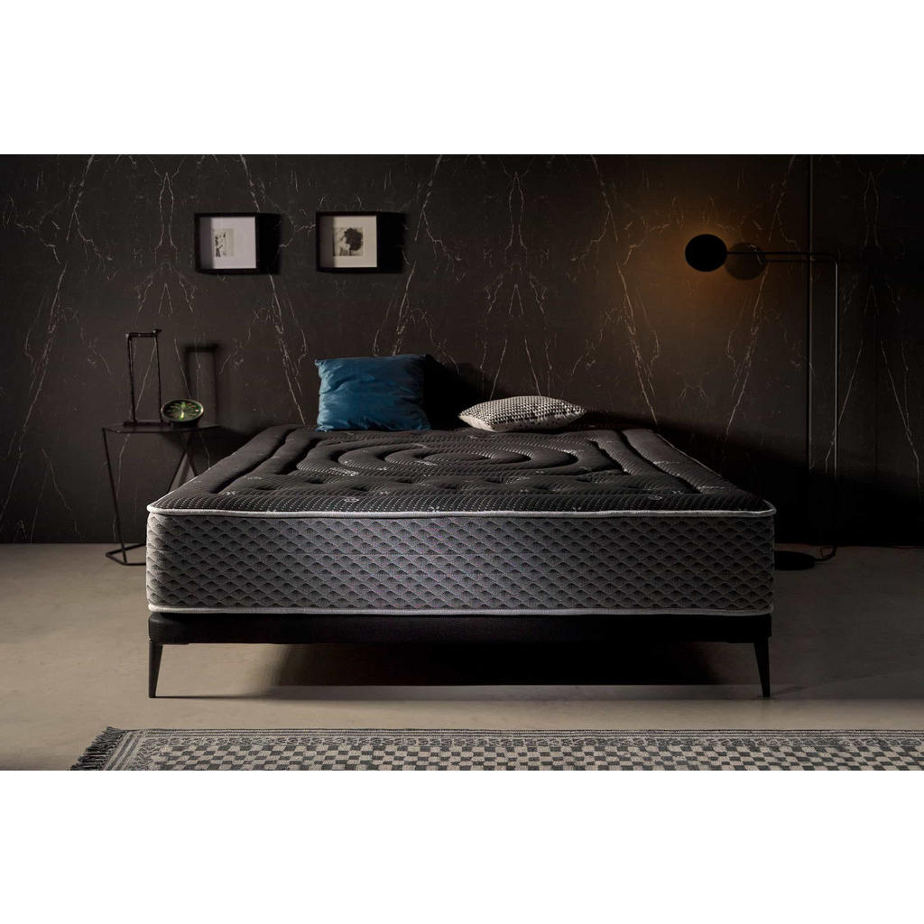 Thumbnail - Moonia Matratze, Schwarz, Textil, Rechteckig, 160x190 cm, Oeko-Tex®, Schlafzimmer, Matratzen Shop, Matratzen, Viscoschau...