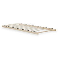 LATTENROST 90/200 cm Rollrost - Braun, Holz - Homestyle4u