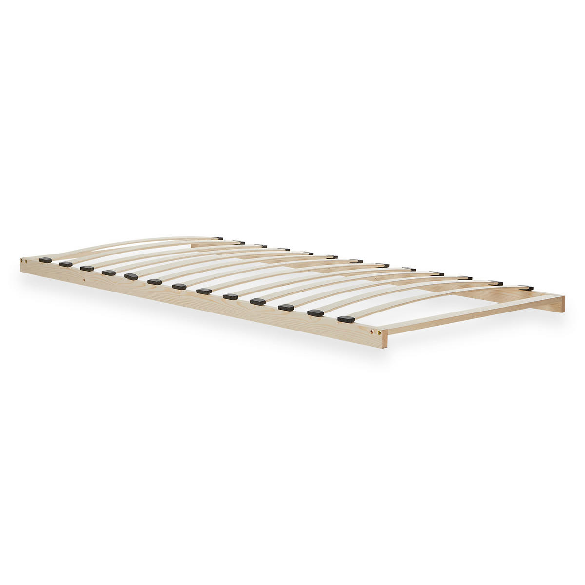 LATTENROST 90/200 cm Rollrost - Braun, Holz - Homestyle4u