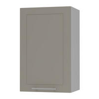 KÜCHENHÄNGESCHRANK Kvantum W2/45 Weiß Matt / Grau Matt 45 / 32,5 / 72cm - Beige/Grau, Holz/Holzwerkstoff (45/72/32.5cm) - Feldmann-Wohnen
