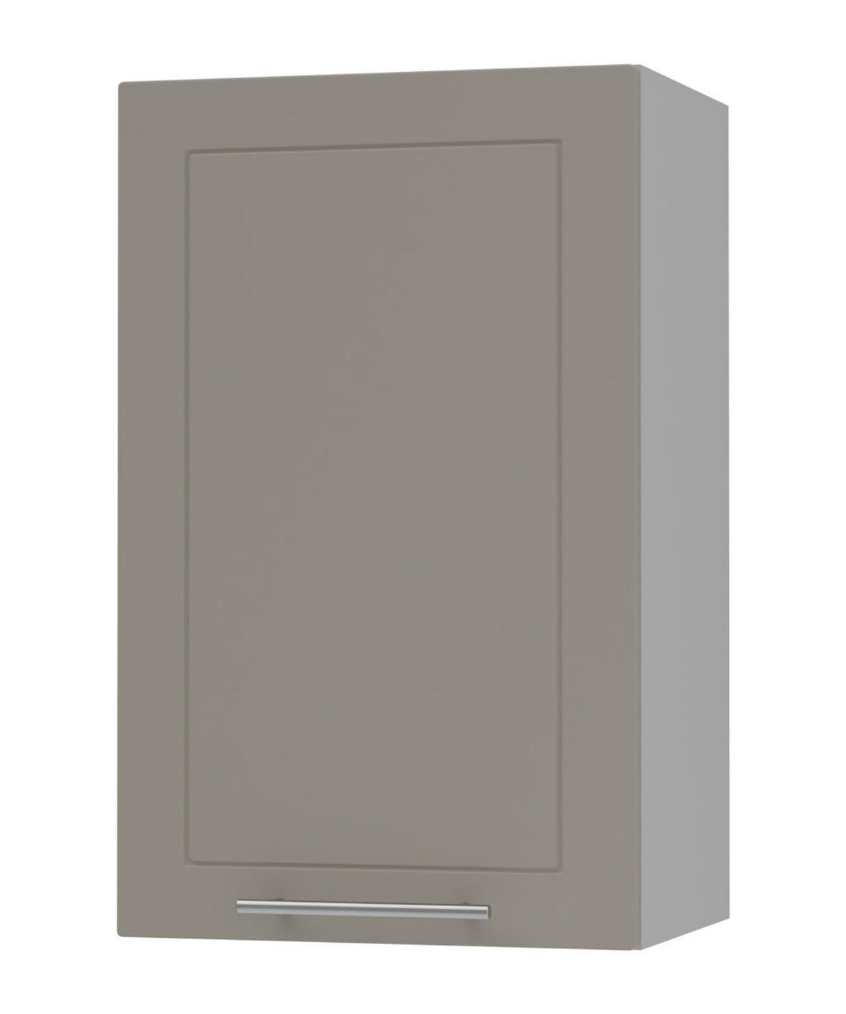 KÜCHENHÄNGESCHRANK Kvantum W2/45 Weiß Matt / Grau Matt 45 / 32,5 / 72cm - Beige/Grau, Holz/Holzwerkstoff (45/72/32.5cm) - Feldmann-Wohnen