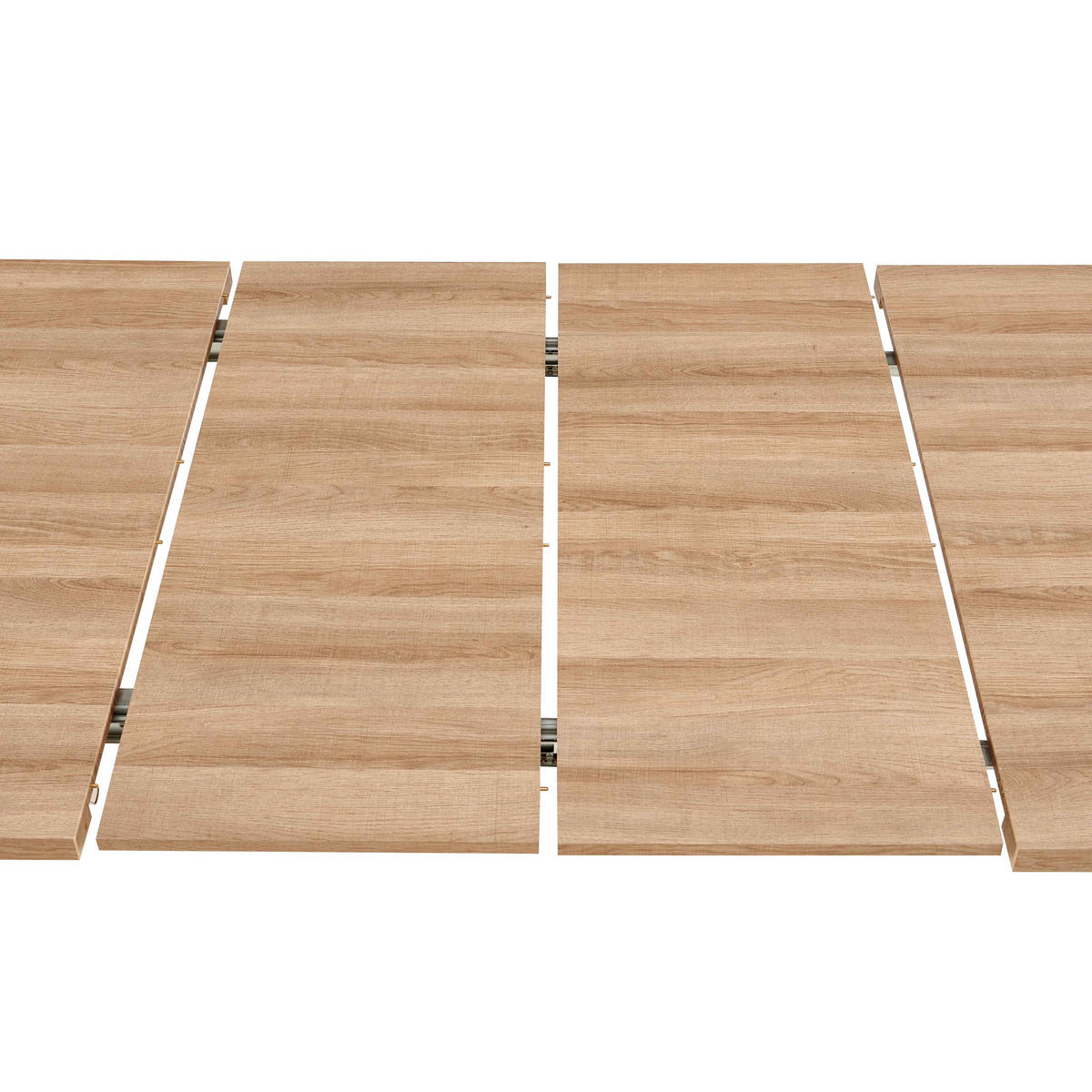ESSTISCH, Holz - Braun, Holz/Metall (90/240/76cm) - Oviala