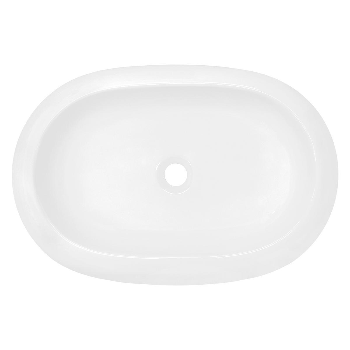 WASCHBECKEN - Weiß, Keramik (42/12/63cm) - ECD-Germany