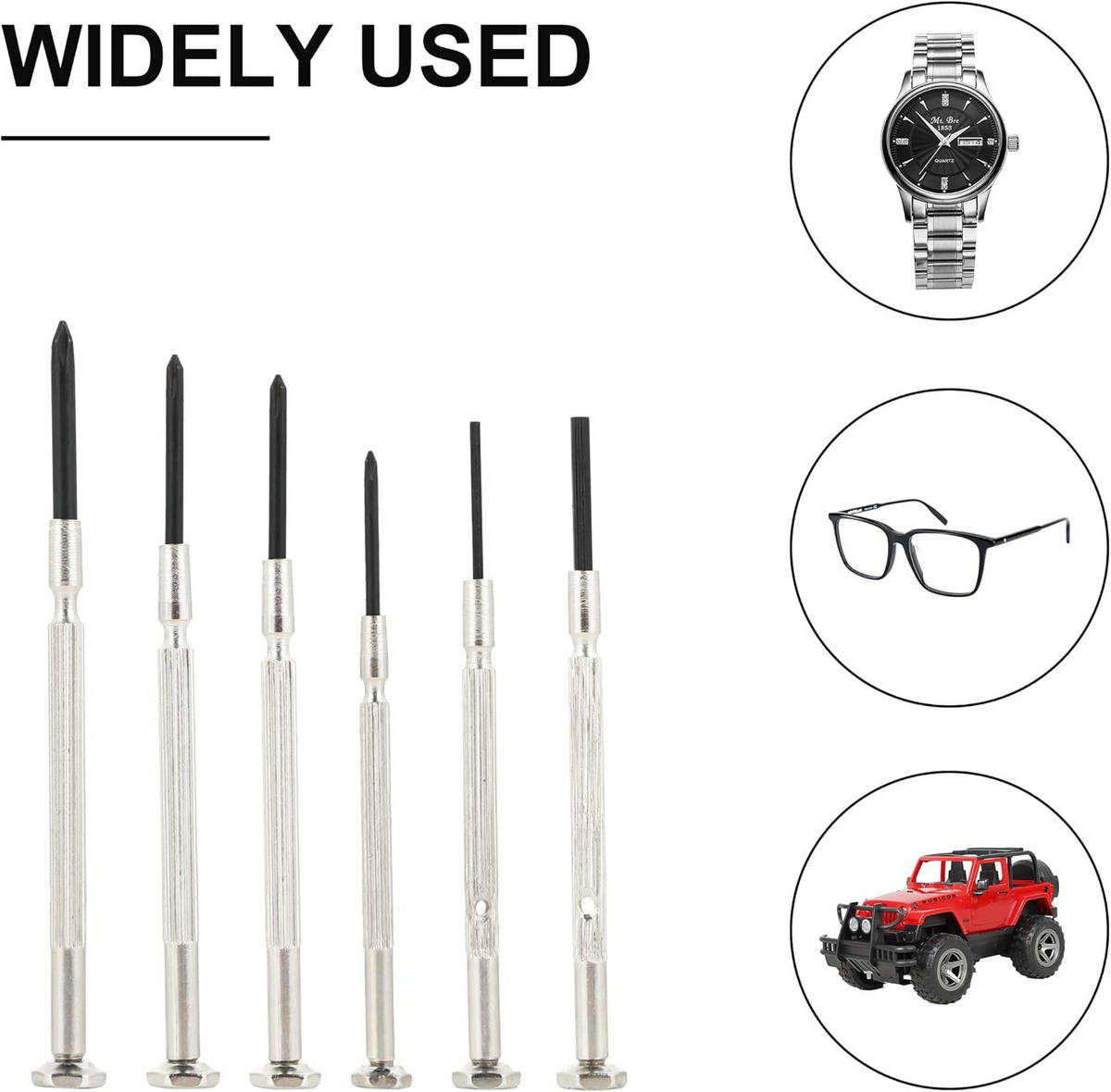 SCHRAUBENDREHER-SET – 16-in-1 – zur Reparatur von Brillen und Uhren - Silberfarben, Metall (13.5/21/1cm) - DCA