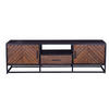 TV-SCHRANK Herringbone aus Mangoholz 165cm, braun - Braun, Holz (165/50/40cm) - Giga Meubel