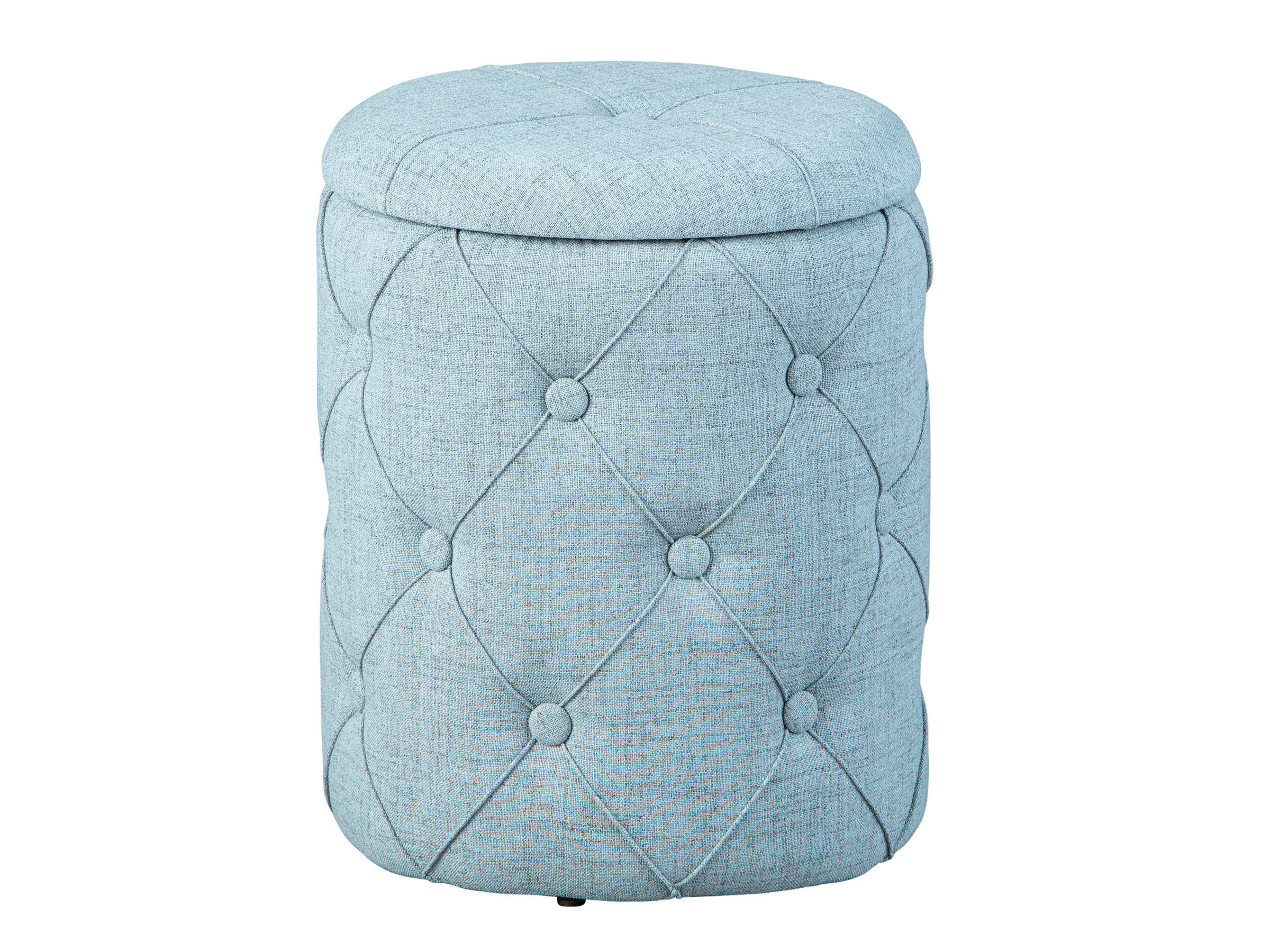 POUF grau - Grau, Holzwerkstoff (34/40/34cm) - ebuy24