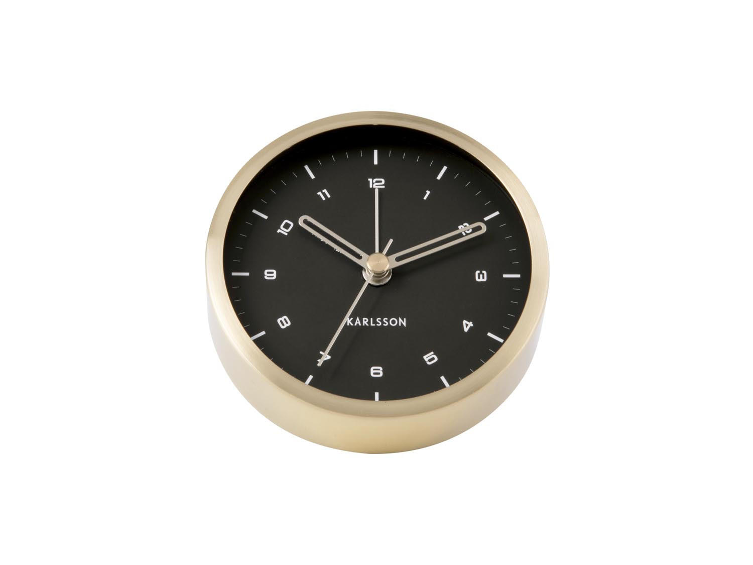 WECKER Gold 9/9 cm - Goldfarben, Metall (9/9/3cm) - KUNSTLOFT
