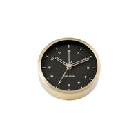 WECKER Gold 9/9 cm - Goldfarben, Metall (9/9/3cm) - KUNSTLOFT