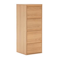 KOMMODE 40/105,2/40 Tori Eichenfarbe - Honigeiche, Holzwerkstoff (40/105.2/40cm) - VS Venta-stock