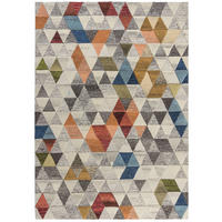 WOLLTEPPICH Modernes-Geometrisch-Design, mehrfarbig ESK LEO, Multi 160x230 cm - Multicolor, Textil (160/230cm) - KADIMA DESIGN