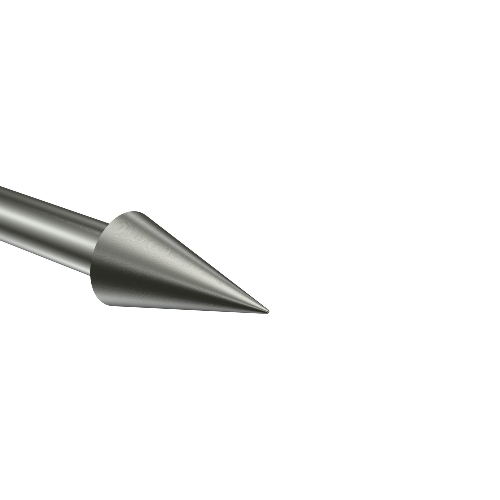 ENDSTÜCKE FÜR GARDINENSTANGEN 20 mm Ø, Savio Edelstahl-Optik, Packung 2 Stück - Edelstahlfarben, Metall (6/3.4/3.4cm) - INTERDECO
