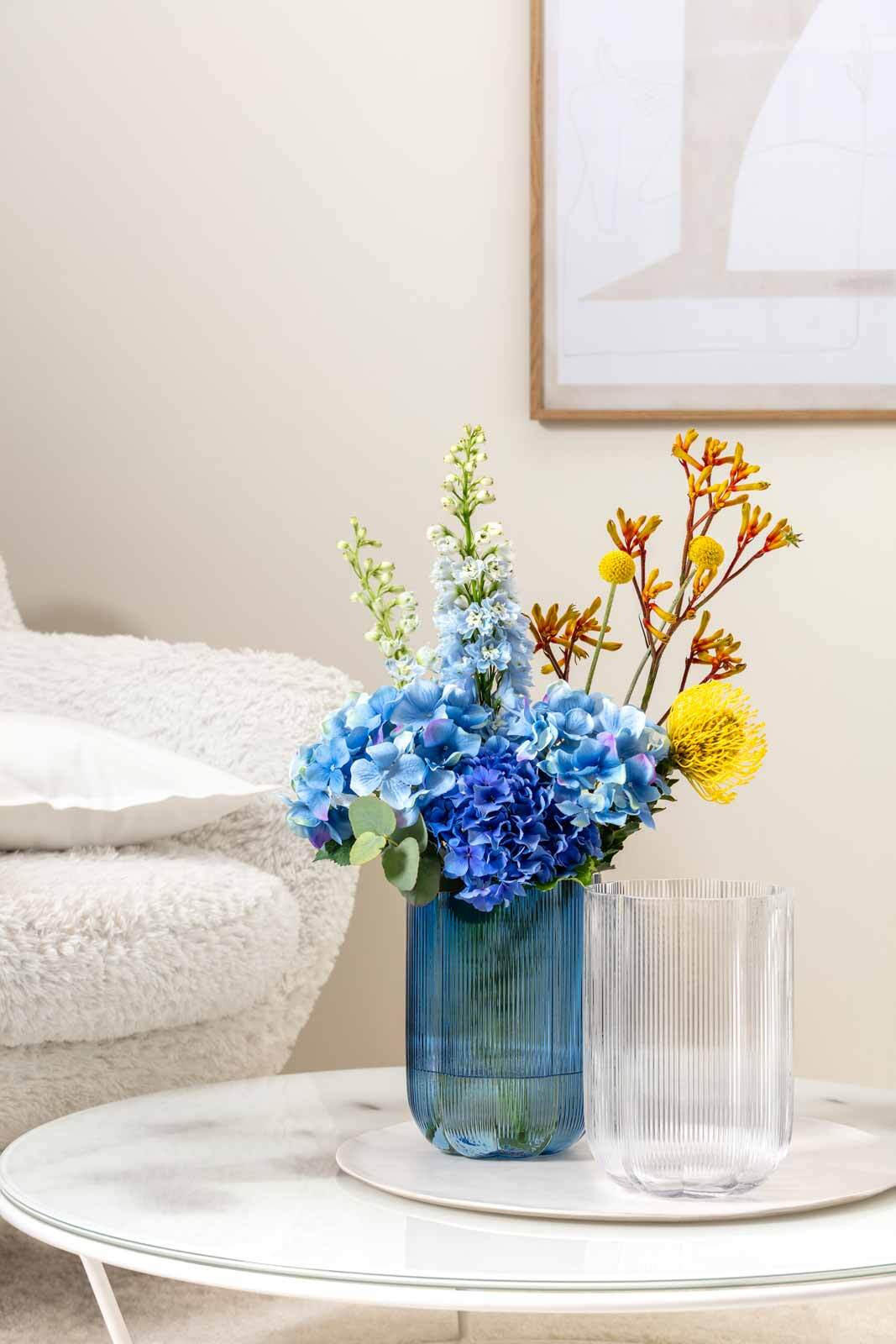 VASE Fleur blau 22,5 cm - Blau, Glas (22.5cm) - Villeroy & Boch