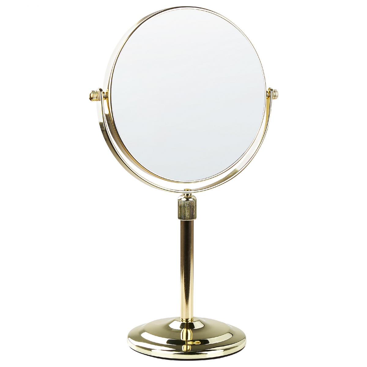 KOSMETIKSPIEGEL 20 cm Gold Aveyron - Goldfarben, Metall (13/38/20cm) - Beliani