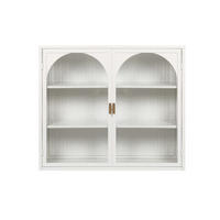 KÜCHENOBERSCHRANK 70/23/60 cm mit Glasfront und 2 Türen in Weiß - Weiß, Glas (70/60/23cm) - BEAOK