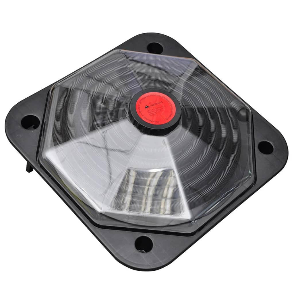 POOL-SOLARHEIZUNG - Schwarz, Kunststoff (71.5/71.5cm) - vidaXL