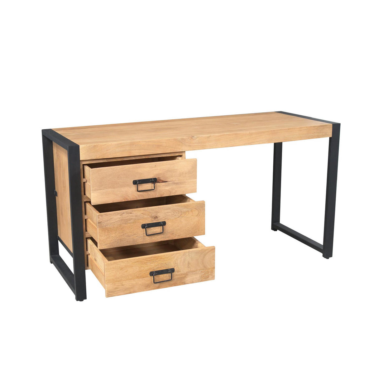 SCHREIBTISCH Britt Braun 58/145/74 cm - Braun, Holz (58/145/74cm) - Starfurn