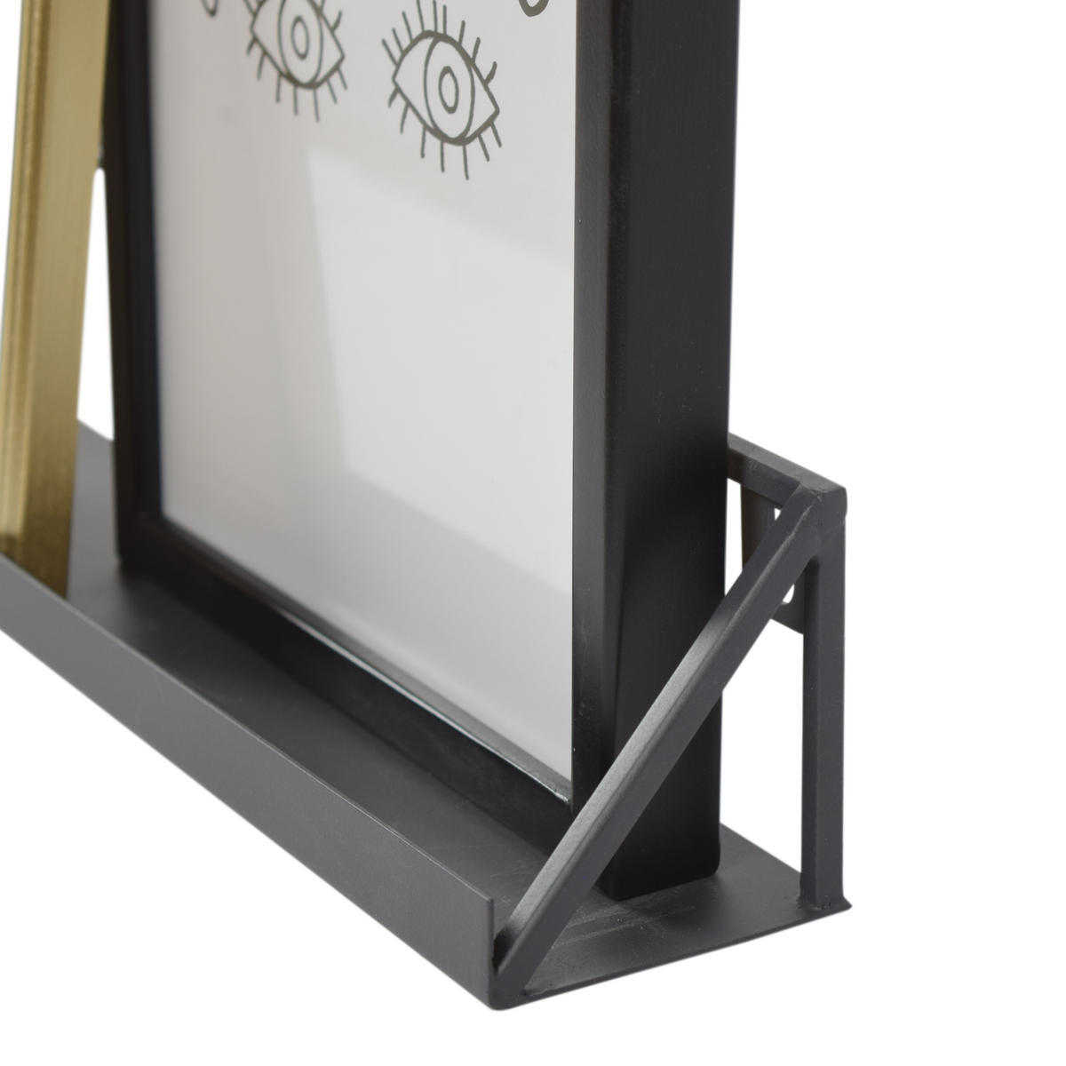 FOTORAHMENPLAN Foro Schwarz - Schwarz, Metall (110/8/8cm) - LOFT42
