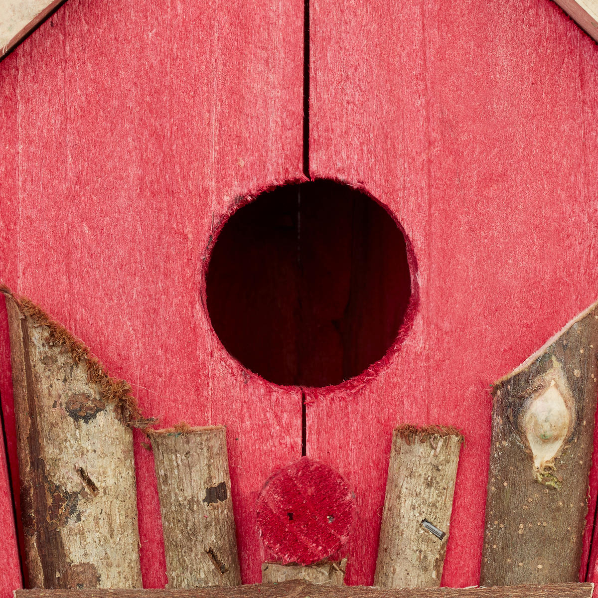 VOGELHAUS - Multicolor, Holz (17/30/11cm) - Relaxdays