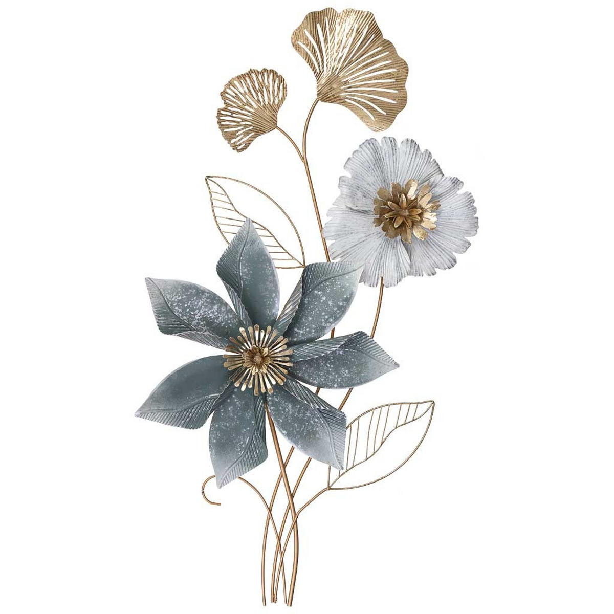 WANDDEKO-OBJEKT aus Metall, 48x90x6cm - Multicolor, Metall (48.3/5.7/89.5cm) - Wanderlust