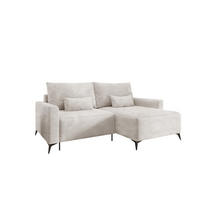 ECKSOFA Silves Mit Schlaffunktion - Weiß, Holzwerkstoff/Textil (239/148cm) - Fun Möbel
