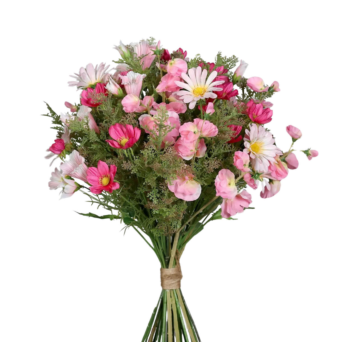 KÜNSTLICHER Blumenstrauß - Armin 46 cm - Pink, Kunststoff (46cm) - aplanta