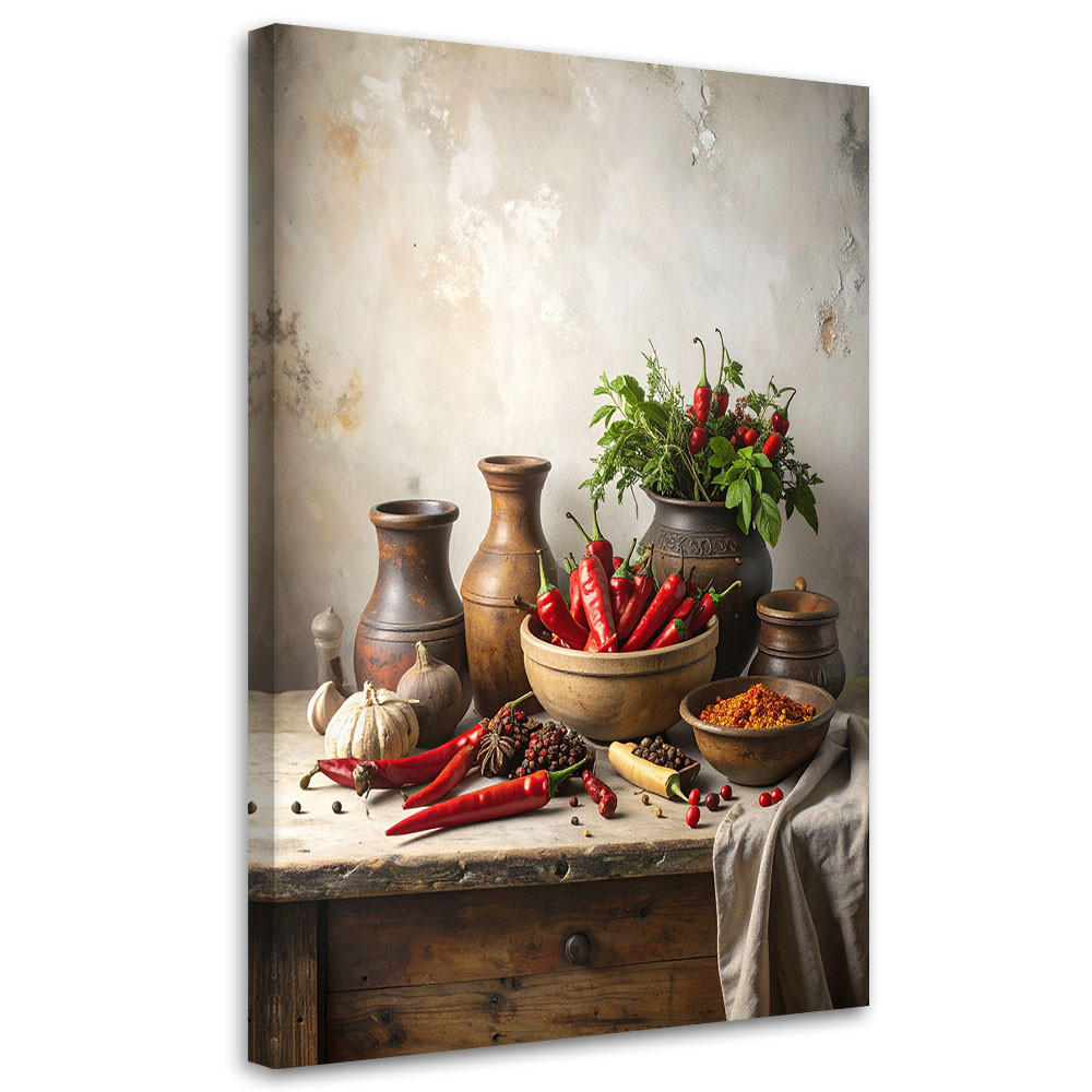 Feeby Leinwandbild Mehrfarbig 20x30 cm