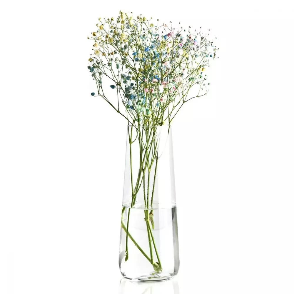 BLUMENVASE, 1 Stk., 1,2 l, 24 cm - Transparent, Glas (9.8/24cm) - Krosno Glass