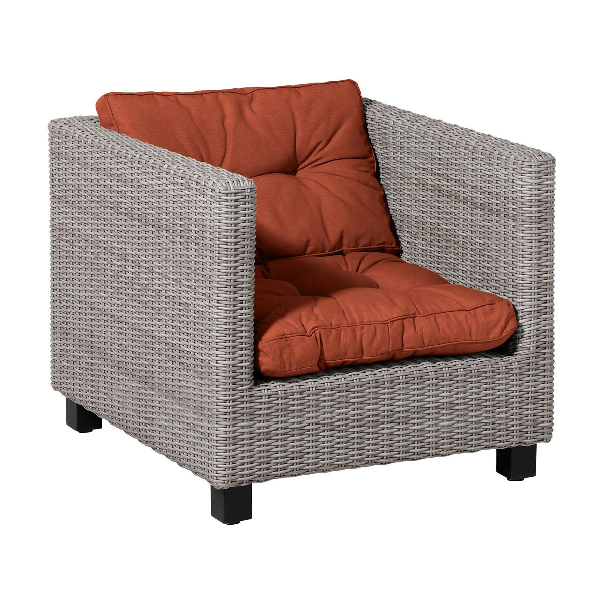 RÜCKENKISSEN Panama 43/60 cm 2er-Set - Rot, Textil (60/8/43cm) - Madison