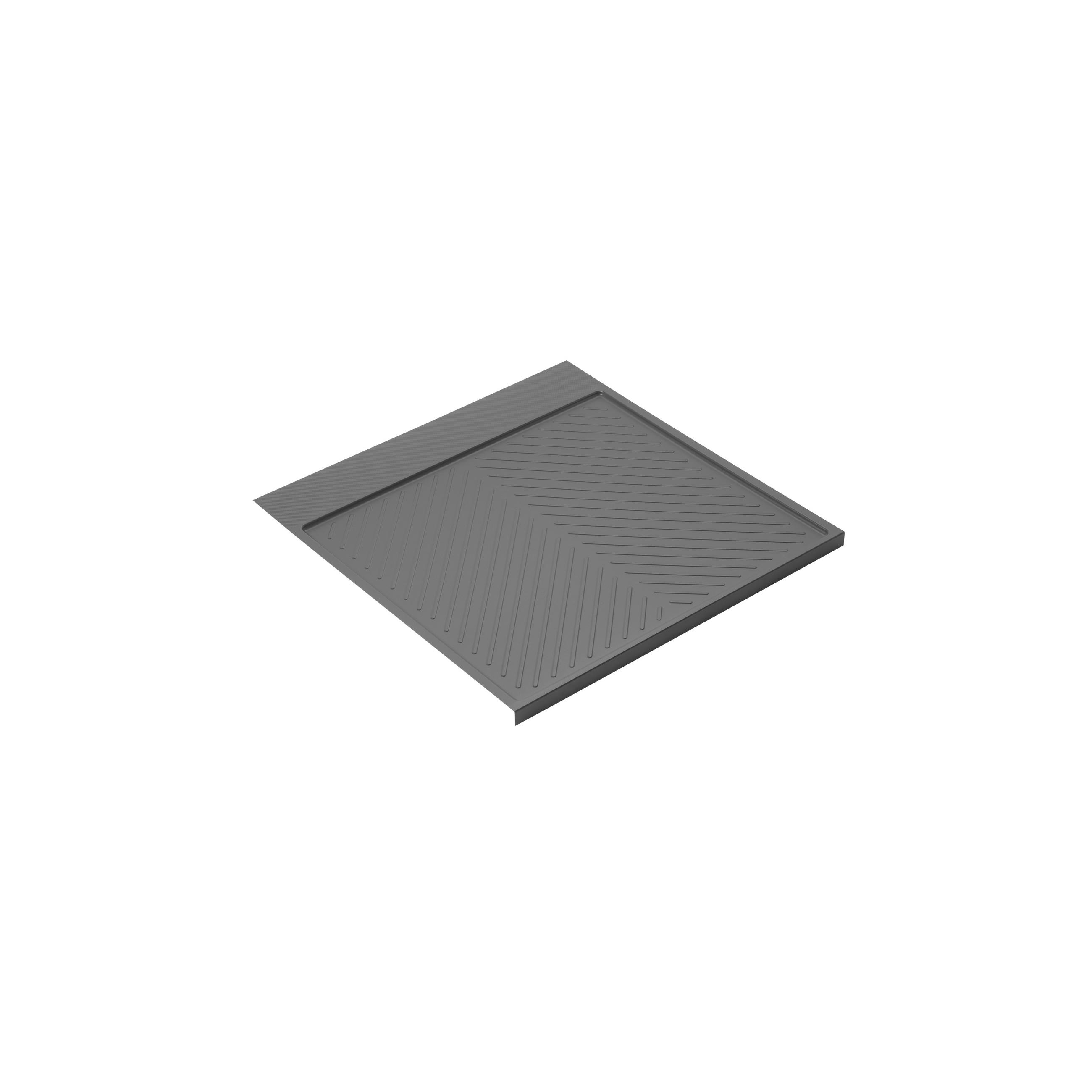 SCHUTZ für Böden von Küchenmöbeln Modell Sink, M60, 567x580mm, Brettstärke 16mm, schneidbar, Kunststoff, Anthrazitgrau - Anthrazit, Kunststoff (60.6/9/77.5cm) - EMUCA