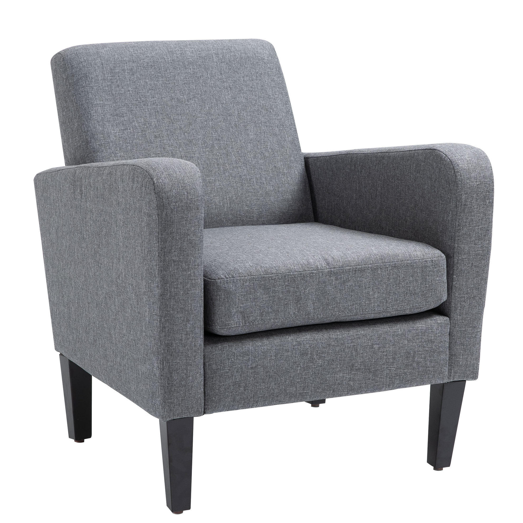 Redom RELAXAČNÍ křeslo 66/72/74 cm s ergonomickými područkami a měkkým čalouněním, světle šedá