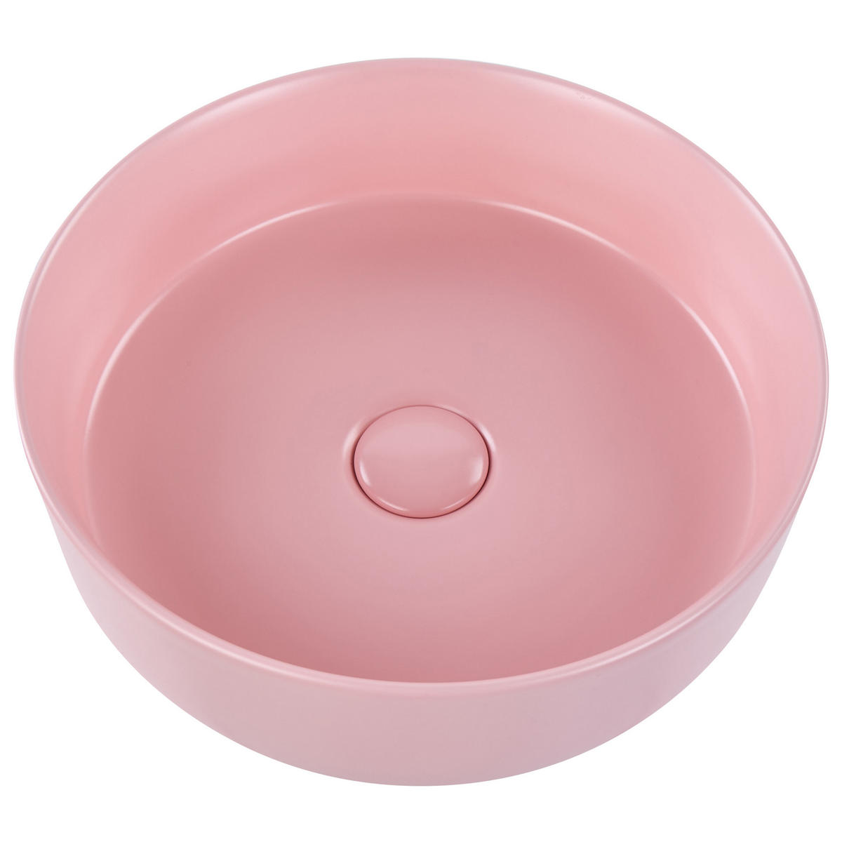 AUFSATZWASCHBECKEN 37 cm Gudar - Pink, Keramik (37/12/37cm) - Beliani