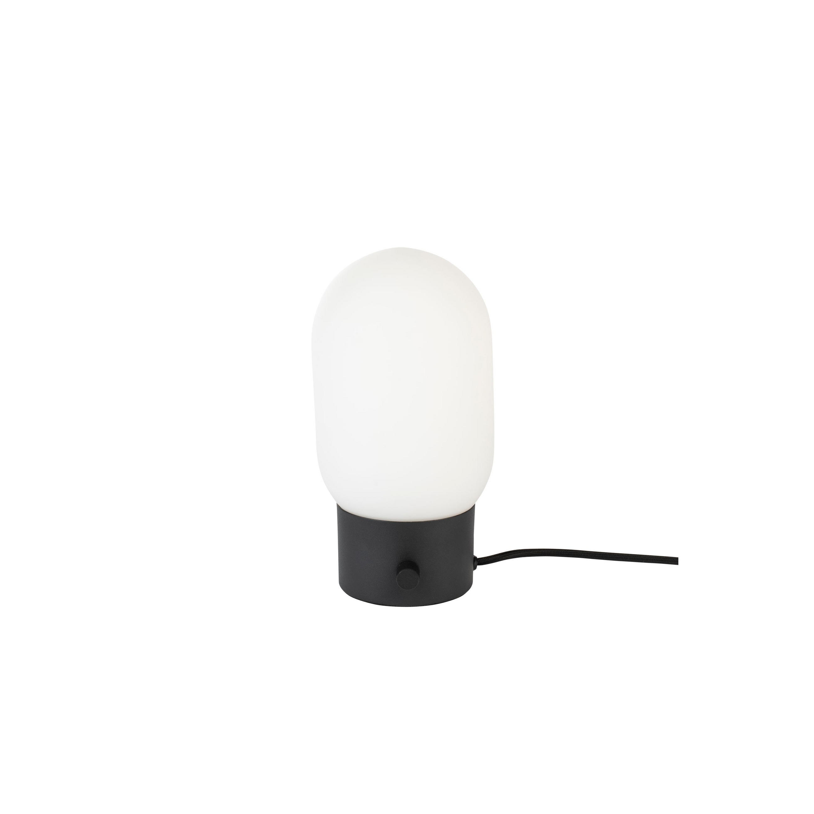 TISCHLAMPE Urban Charger Schwarz - Schwarz, Glas (12.5/12.5/24.5cm) - Zuiver