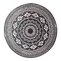 OUTDOORTEPPICH mit Ethno-Muster rund 180 cm - Multicolor, Kunststoff (180/180cm) - Homescapes