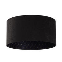 HÄNGELEUCHTE Blau 50/25 cm - Blau/Schwarz, Kunststoff (50/0.8/25cm) - ONZENO