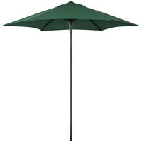 SONNENSCHIRM DE-05687 Sechseckig, Ø196 cm Grün - Grün, Metall (196/196cm) - ComfortXL