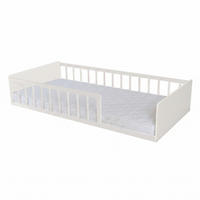 BETT PILOU mit Matratze/ Kinderbett 90x190 cm - Weiß - Weiß, Holz (90/190cm) - Weber Industries