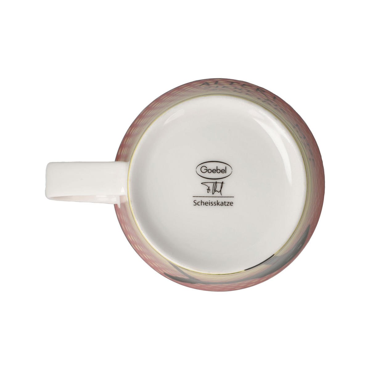 TEETASSE Frank Hummel - Scheisskatze, Fine Bone China, Bunt, 350 ml - Multicolor, Keramik (0.35L) - Goebel