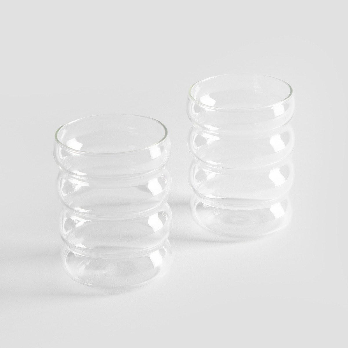 GLÄSERSET Bubbly 0,36 l 2-tlg. 3er-Set - Transparent, Glas (0.36L) - Homla